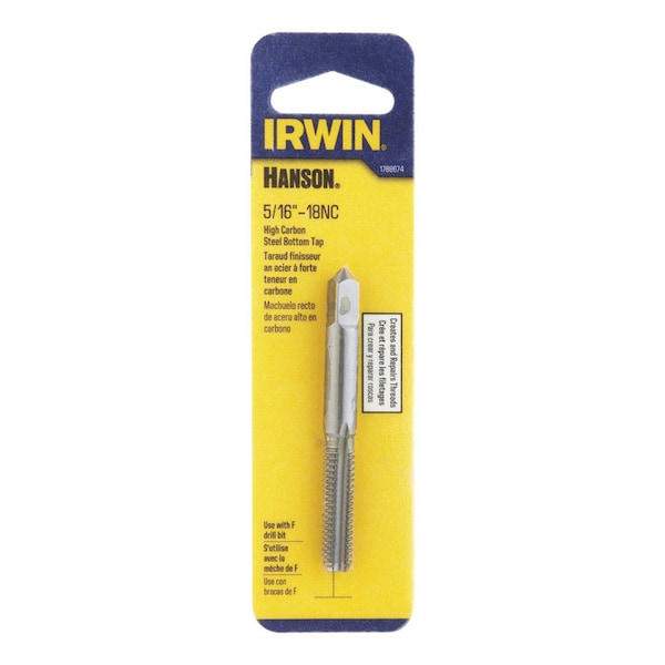 Irwin Irwin Hanson High Carbon Steel SAE Bottom Tap 5/16 in. 1 pc 1788674 - main